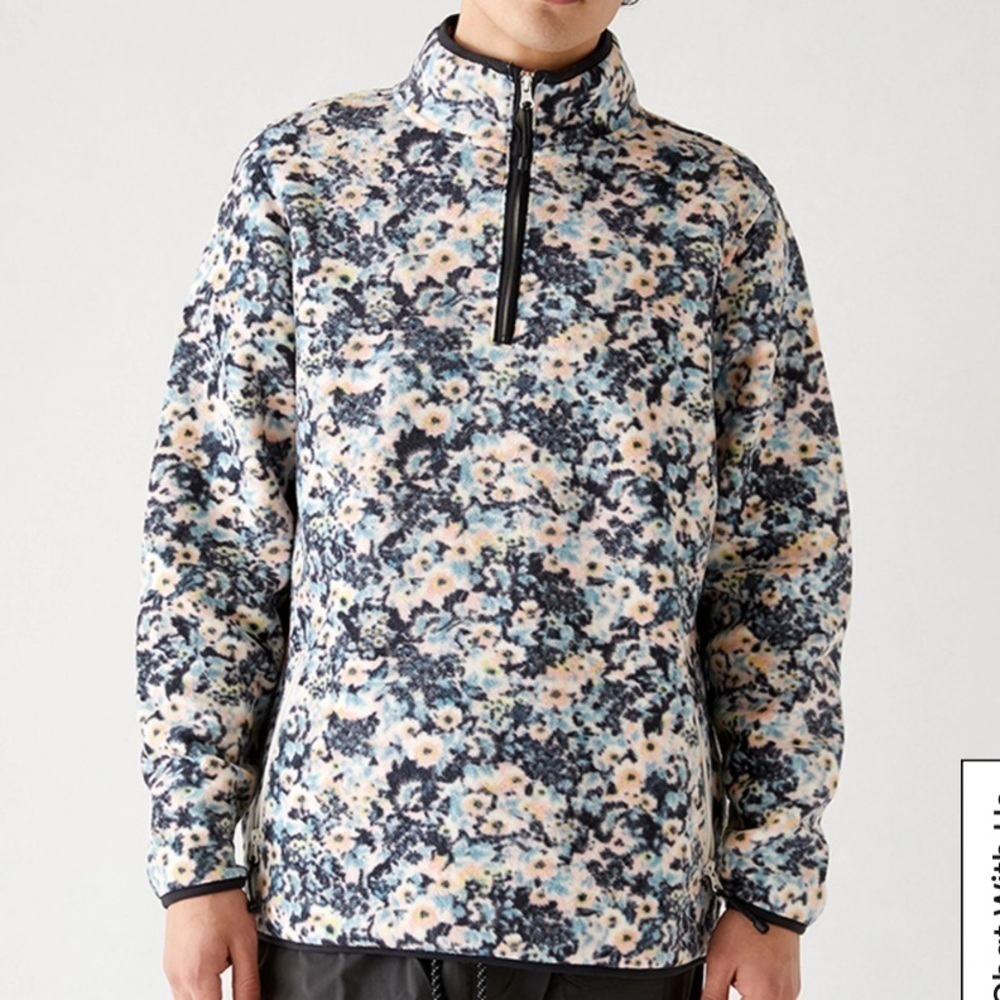 PacSun Half-Zip Pullover Sweatshirt men S multicolor soft comfy casual outdoor